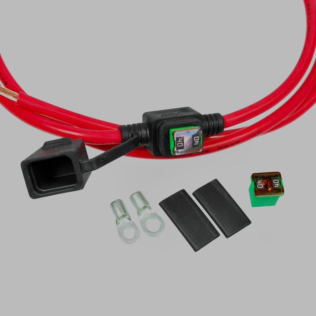 Motogadget mo.unit battery cable with fuse Lossa Engineering