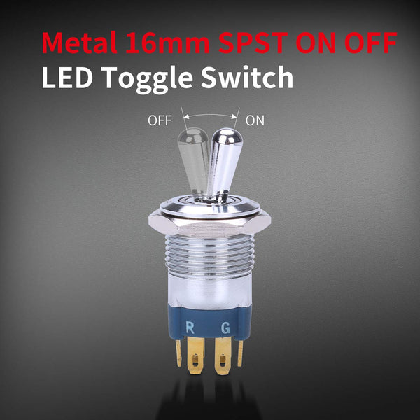 On/ Off toggle lighted switch