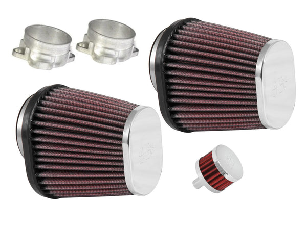 Billet Pod filter adapters for FCR 39mm Carbs/ Triumph
