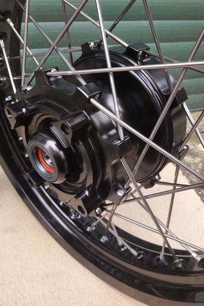 Custom spoke rear wheel for Triumph Talon/ Excel