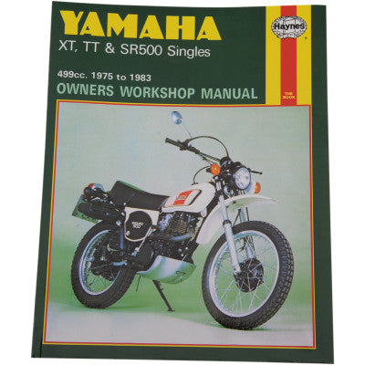 Repair Manuel for Yamaha SR500, Xt and TT